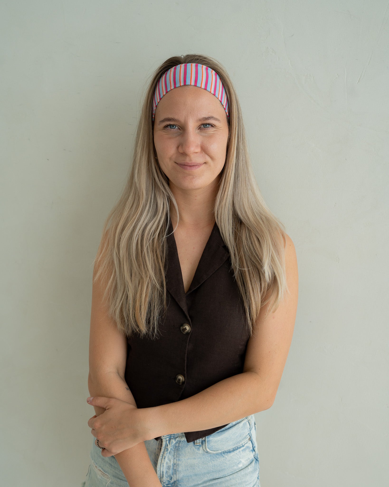 Basic Haarband – Striped Candy