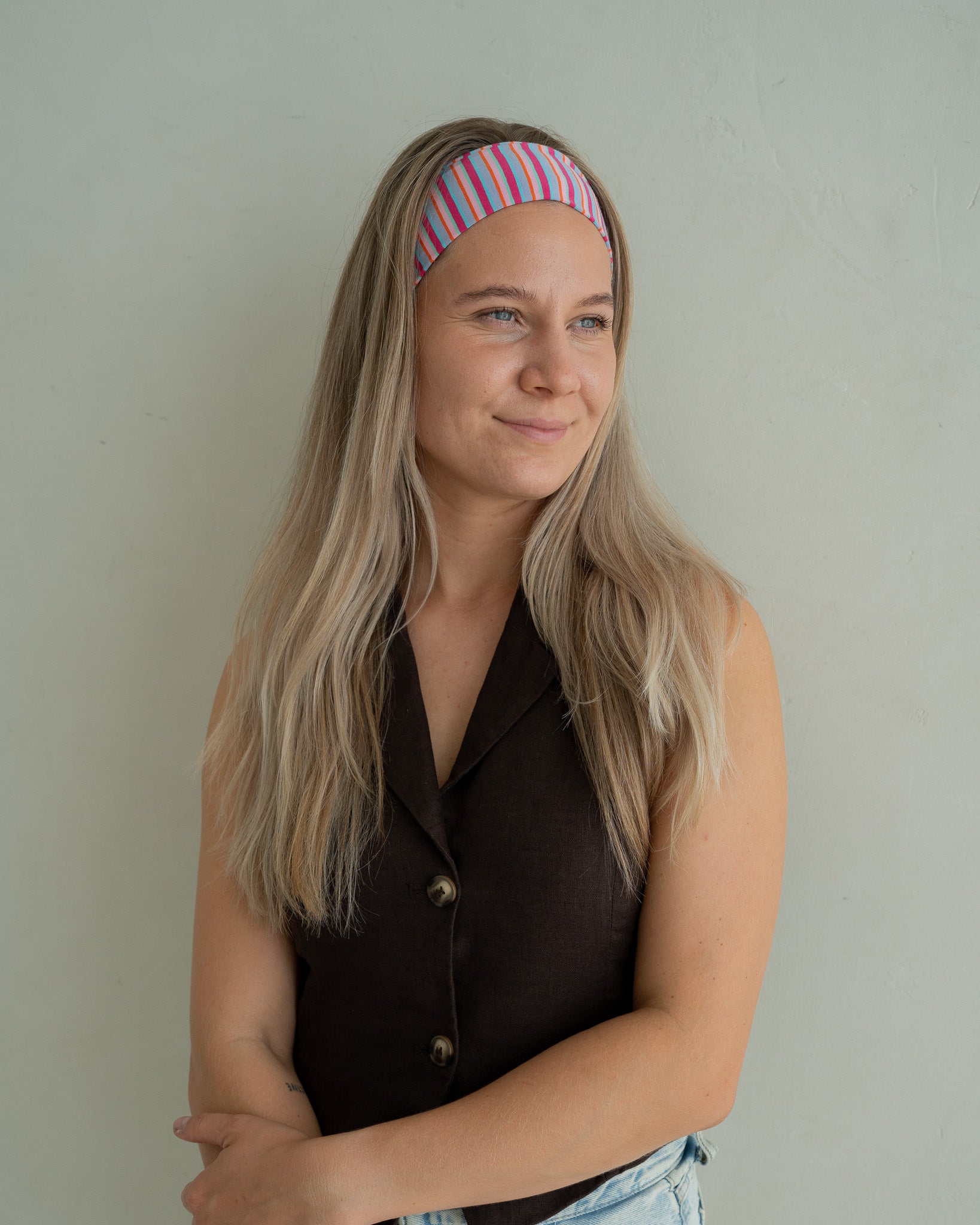 Basic Haarband – Striped Candy