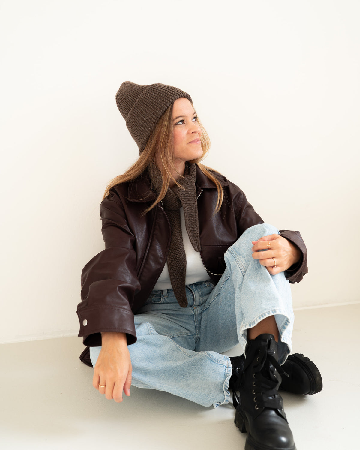 Merino Beanie - Coffee