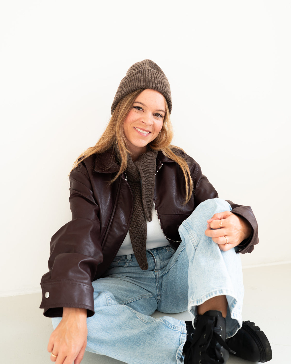 Merino Beanie - Coffee