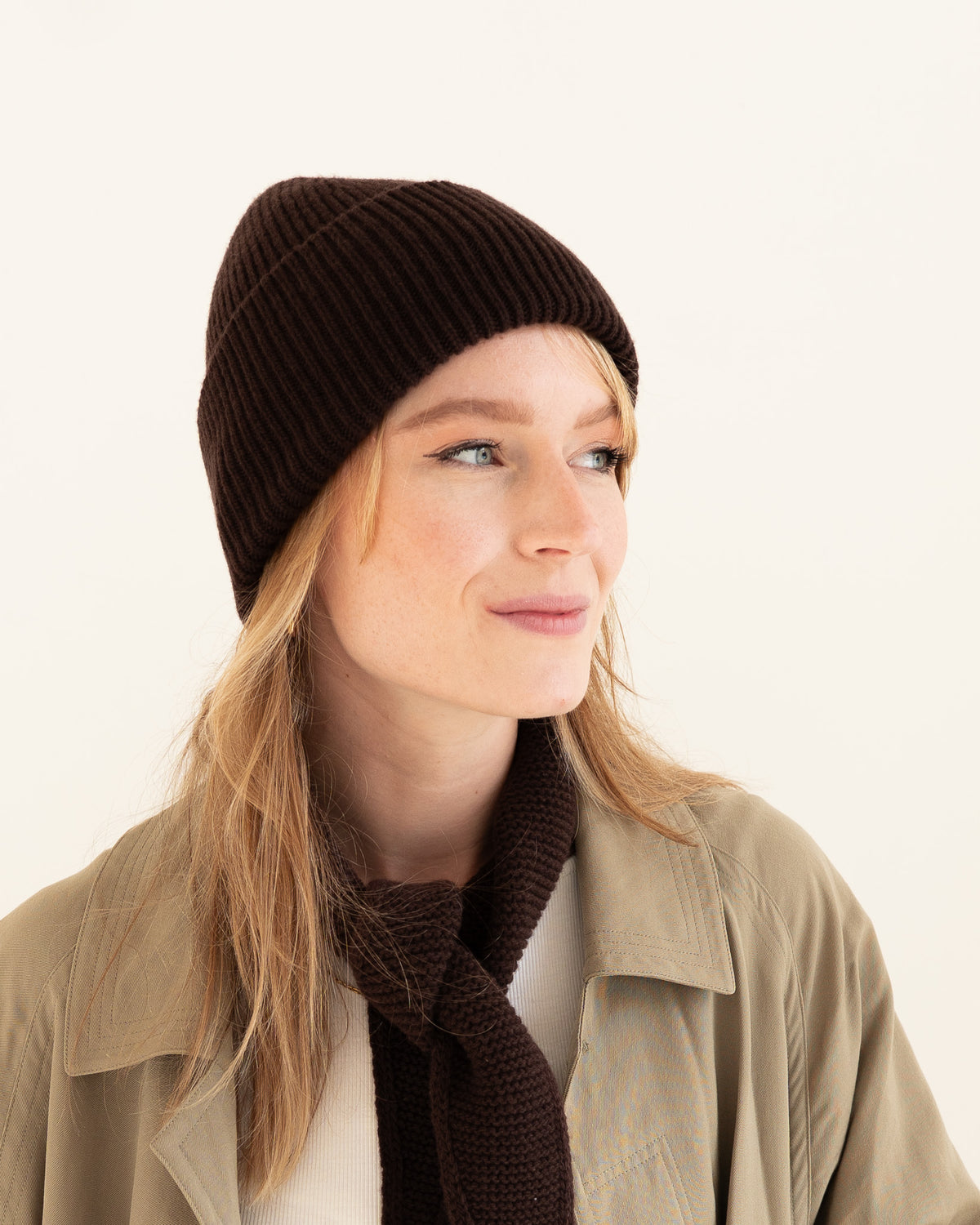 Merino Beanie - Mocha