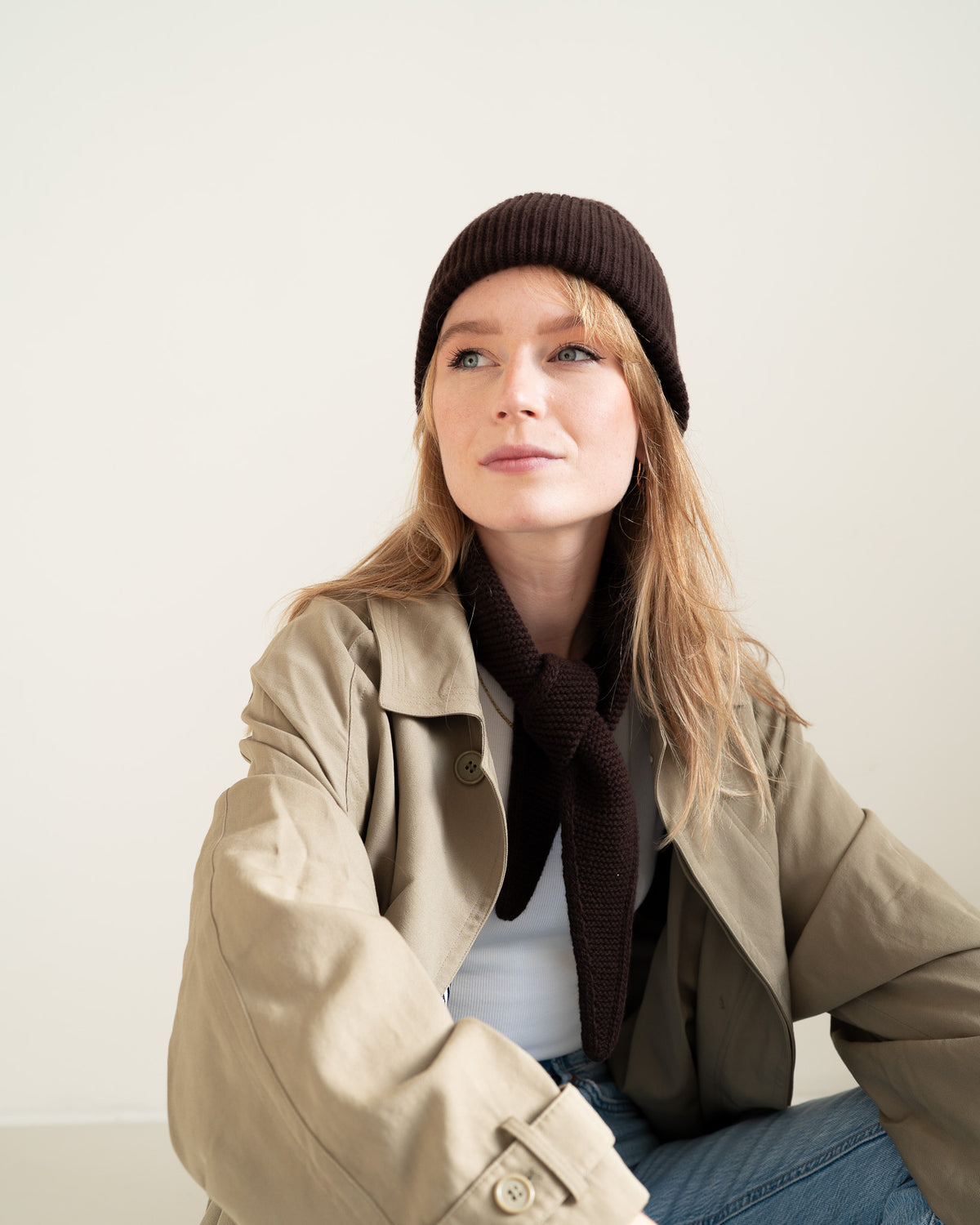 Merino Beanie - Mocha