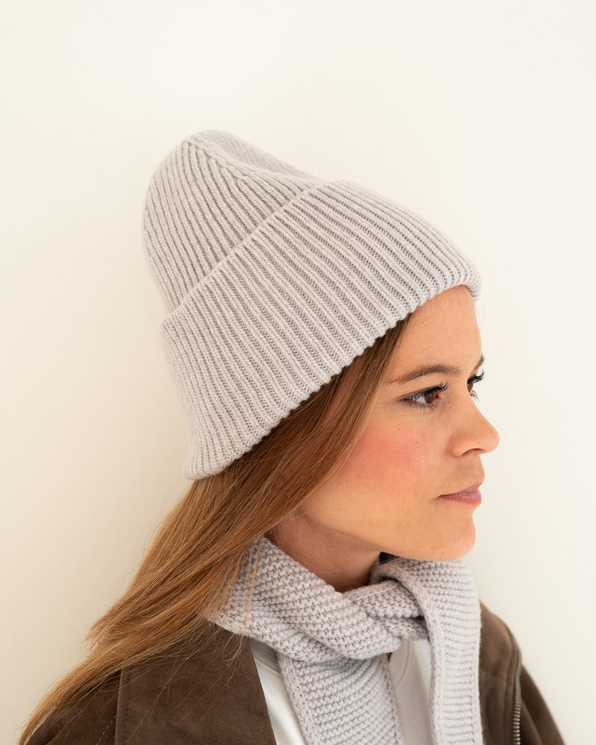 Merino Beanie – Light Grey