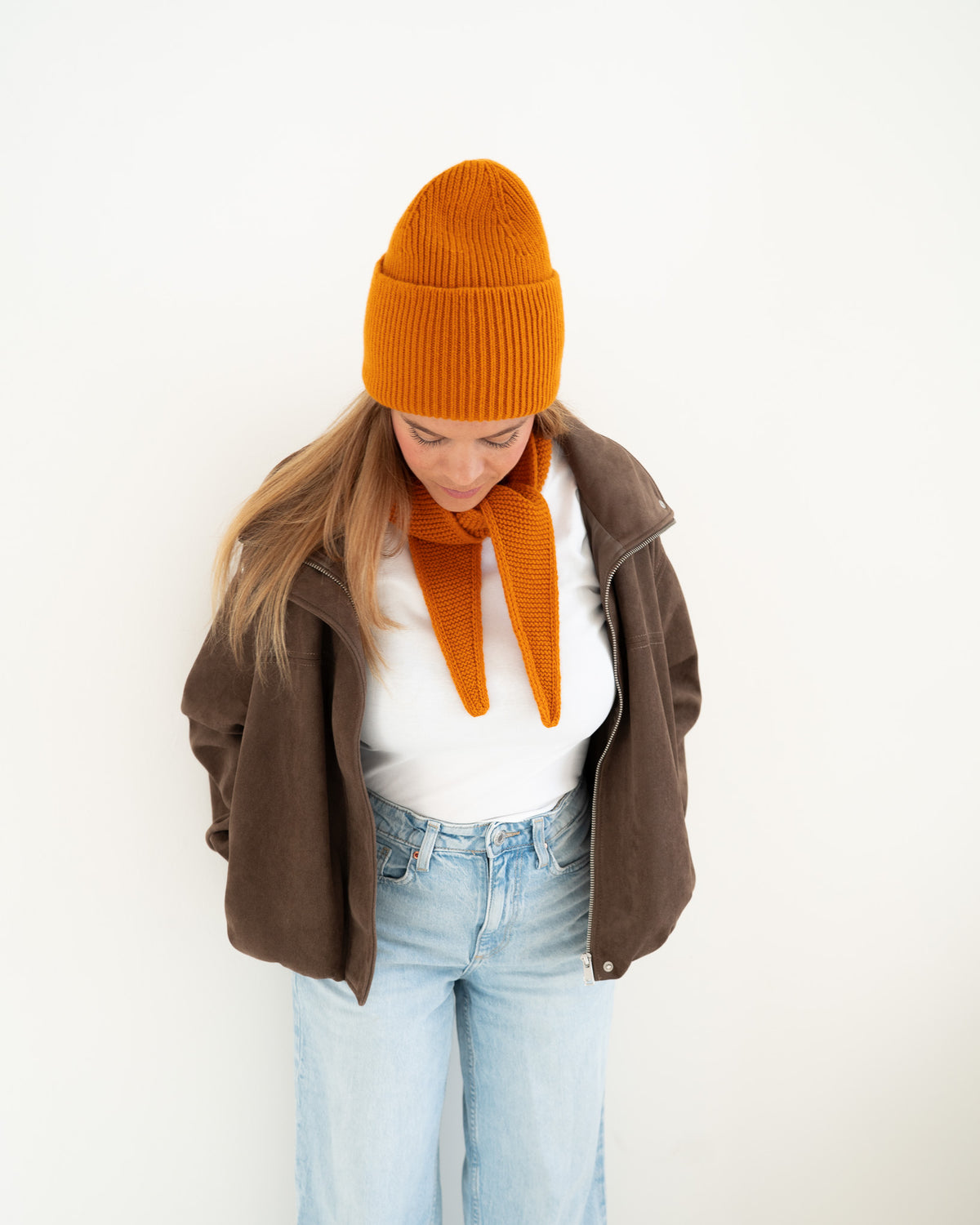 Merino Beanie - Pumpkin