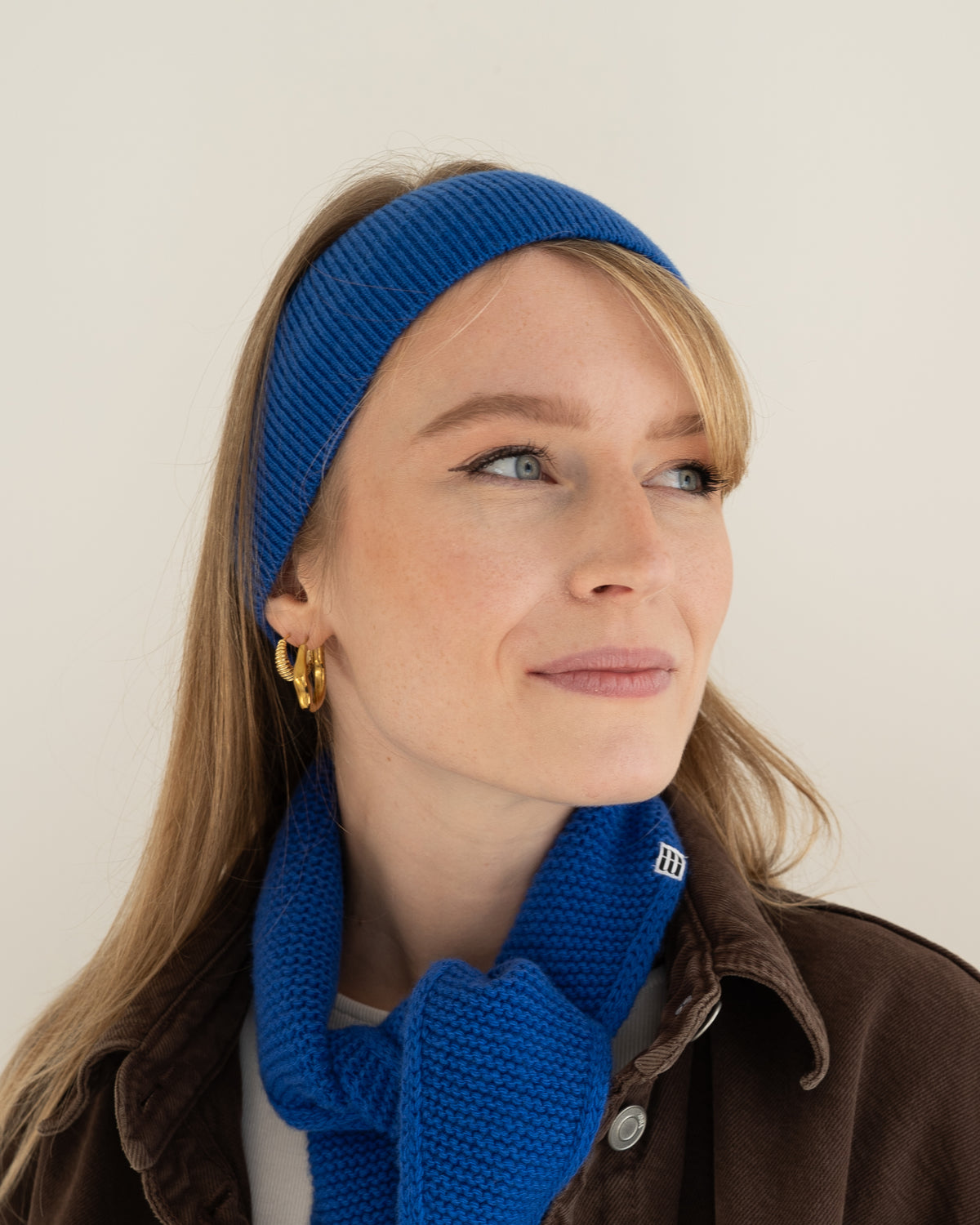 Merino Stirnband – Royal Blue