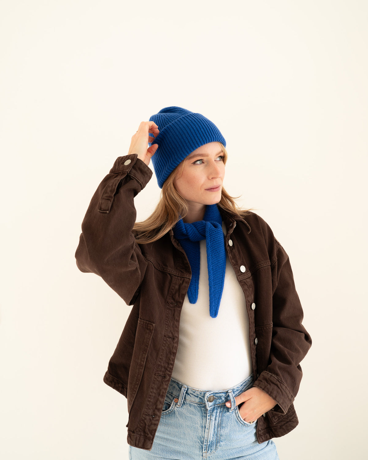 Merino Beanie – Royal Blue