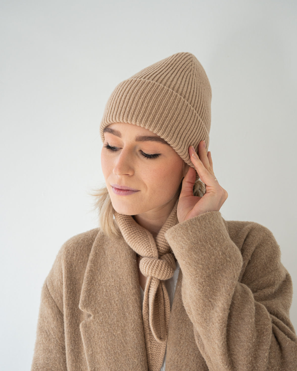 Merino Beanie – Light Sand