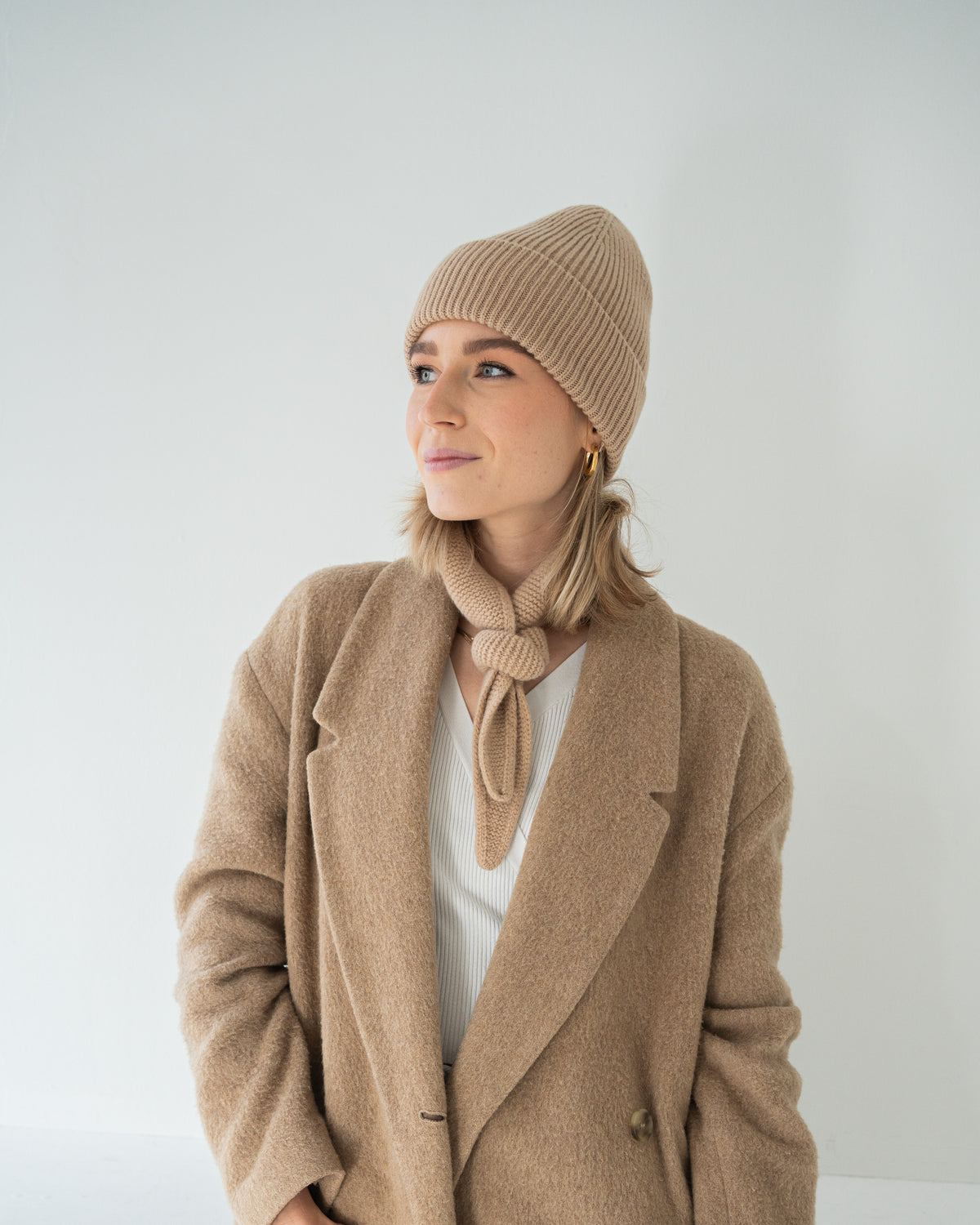 Merino Beanie – Light Sand