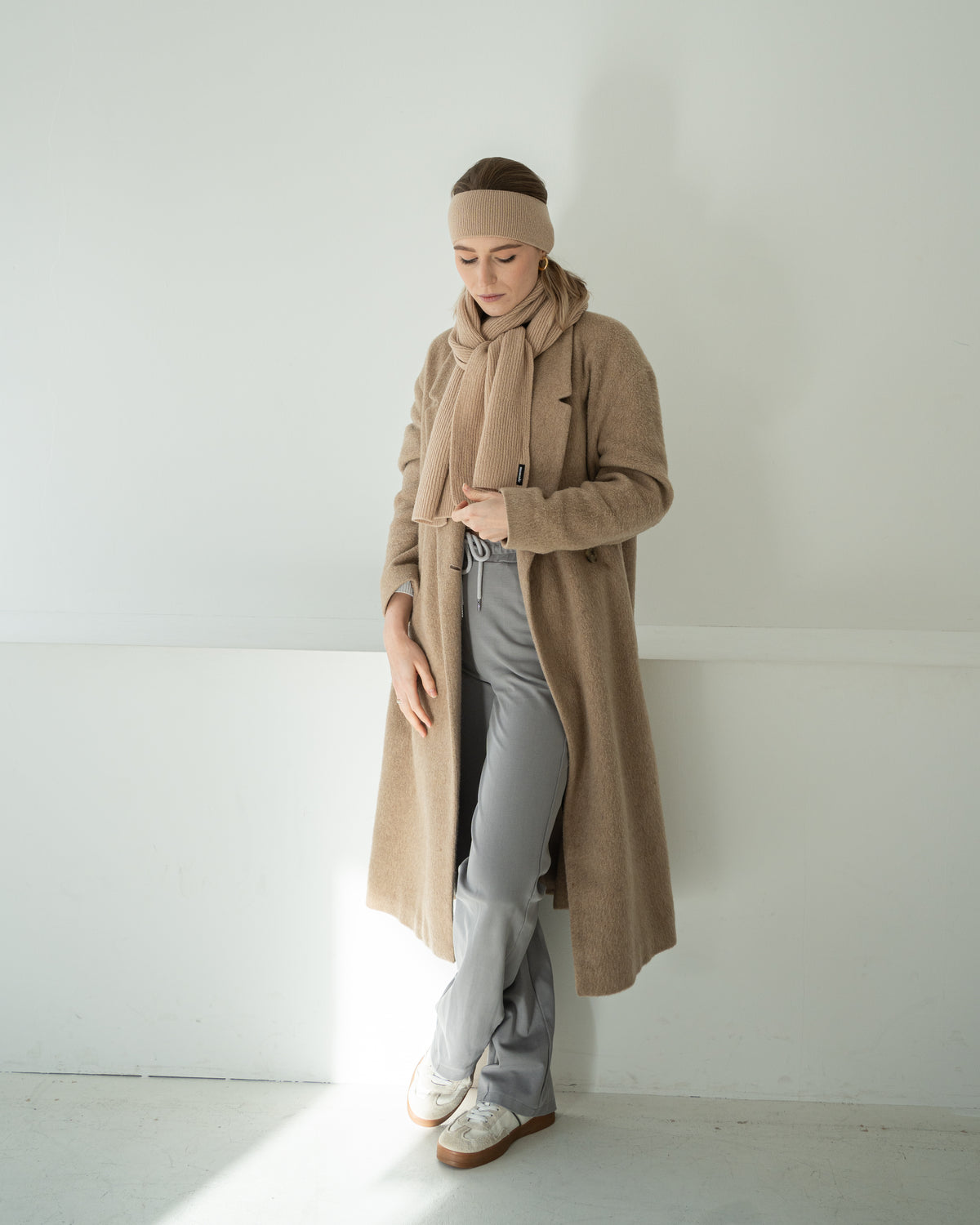 Merino Stirnband – Light Sand