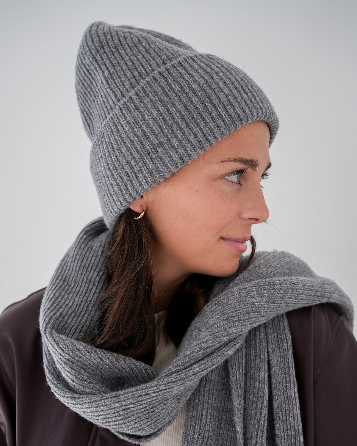 Merino Beanie - Cloud Grey