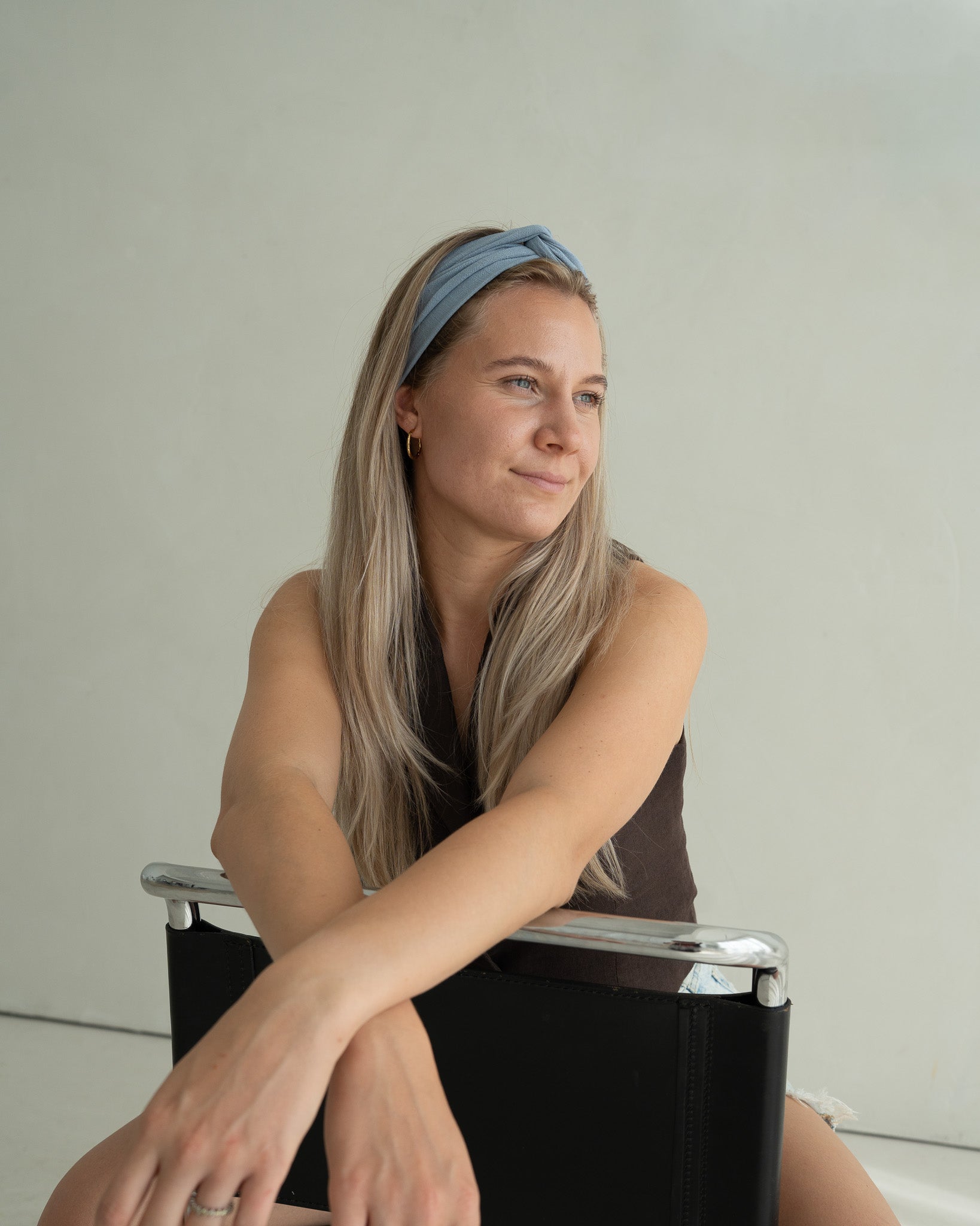 Drahthaarband Leinen – Sky Blue