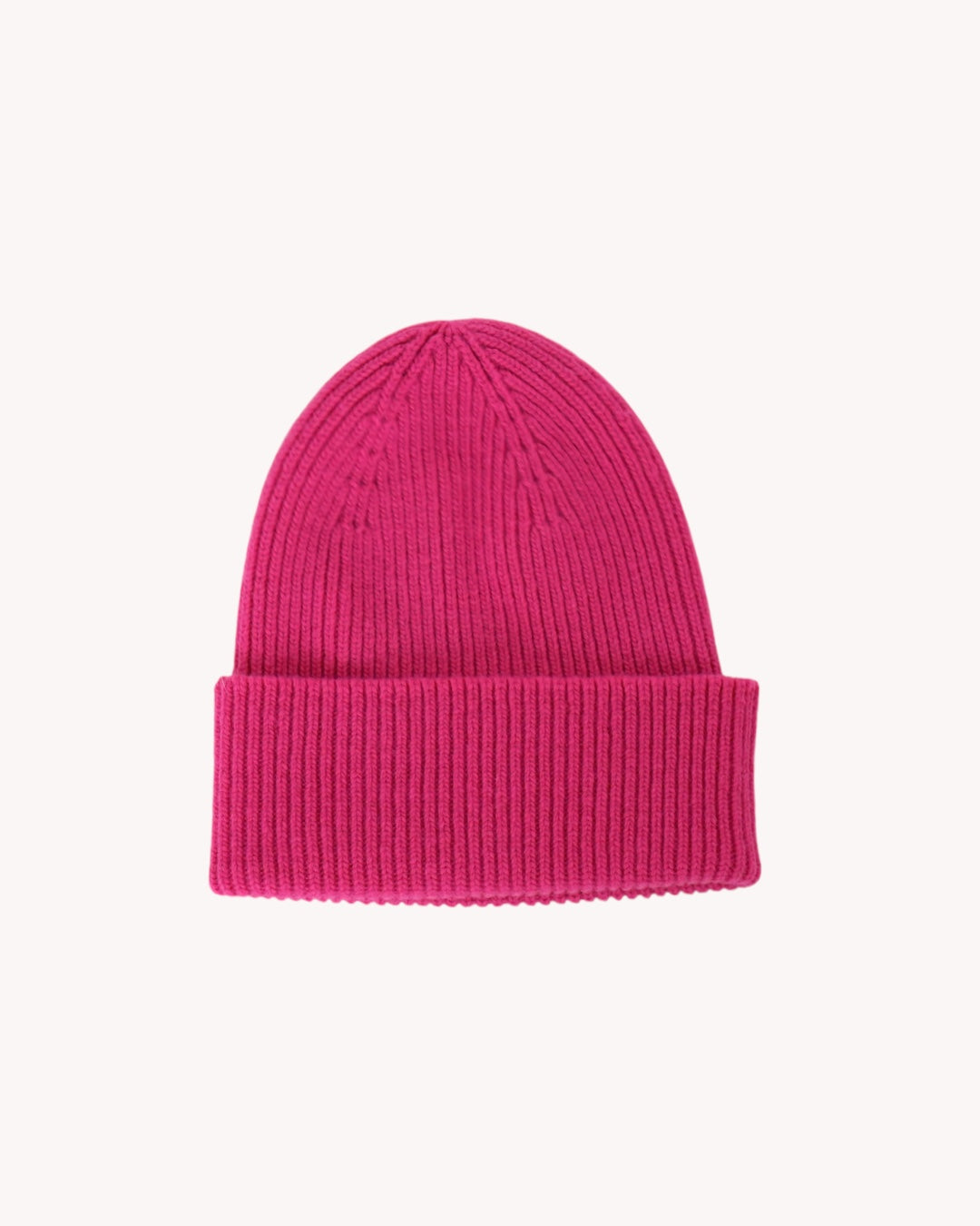 Merino Beanie - Bright Pink