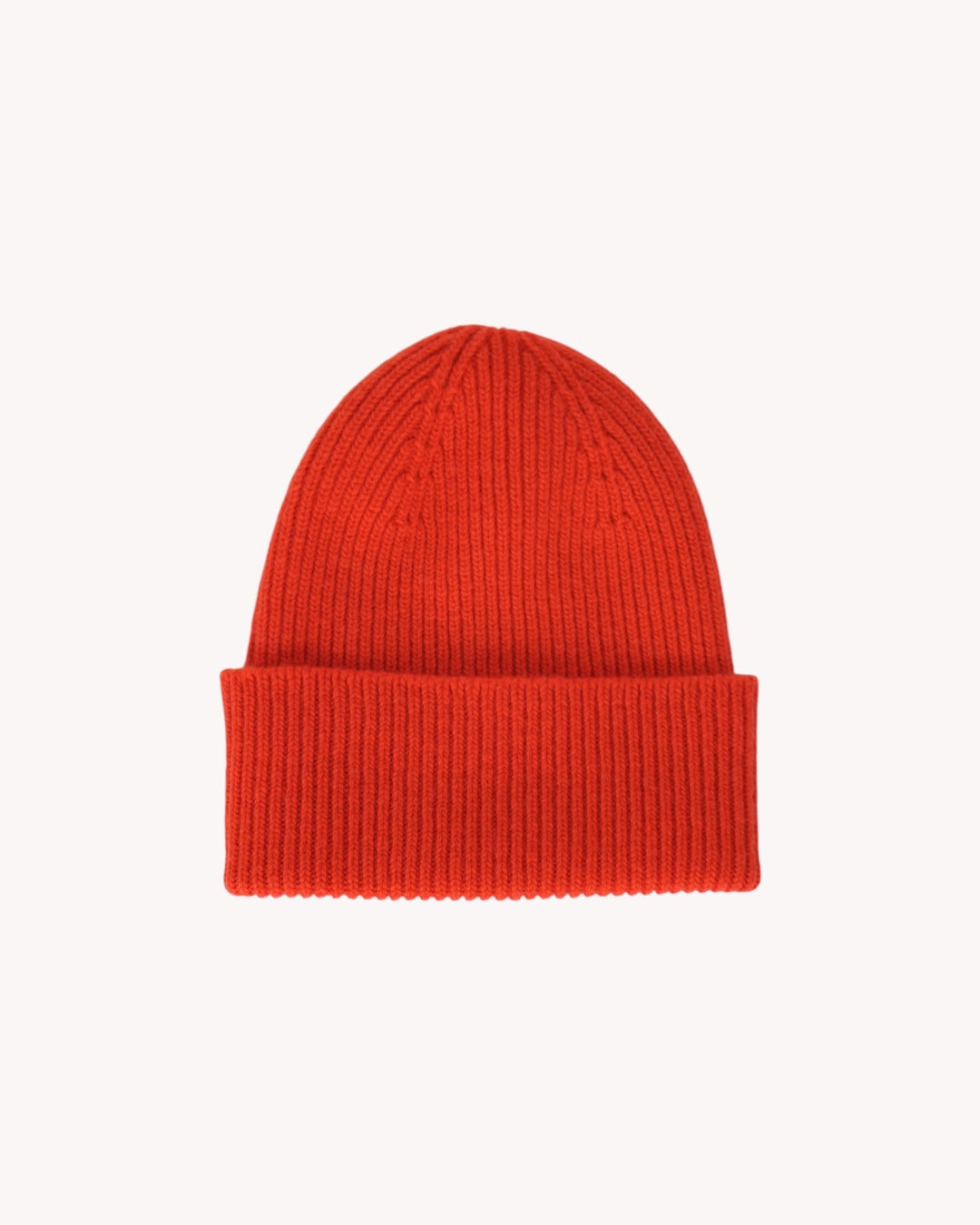 Merino Beanie - Golden Orange