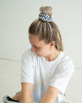 Scrunchie Striped – Anthrazit