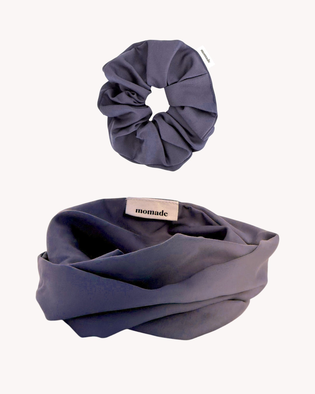 Set aus Drahthaarband und Scrunchie – Cobalt