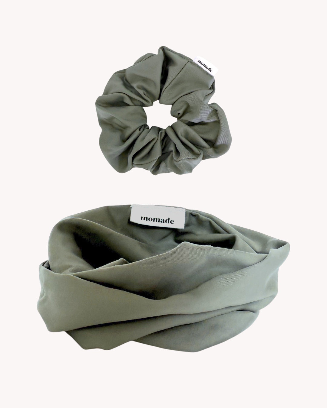 Set aus Drahthaarband und Scrunchie – Sage