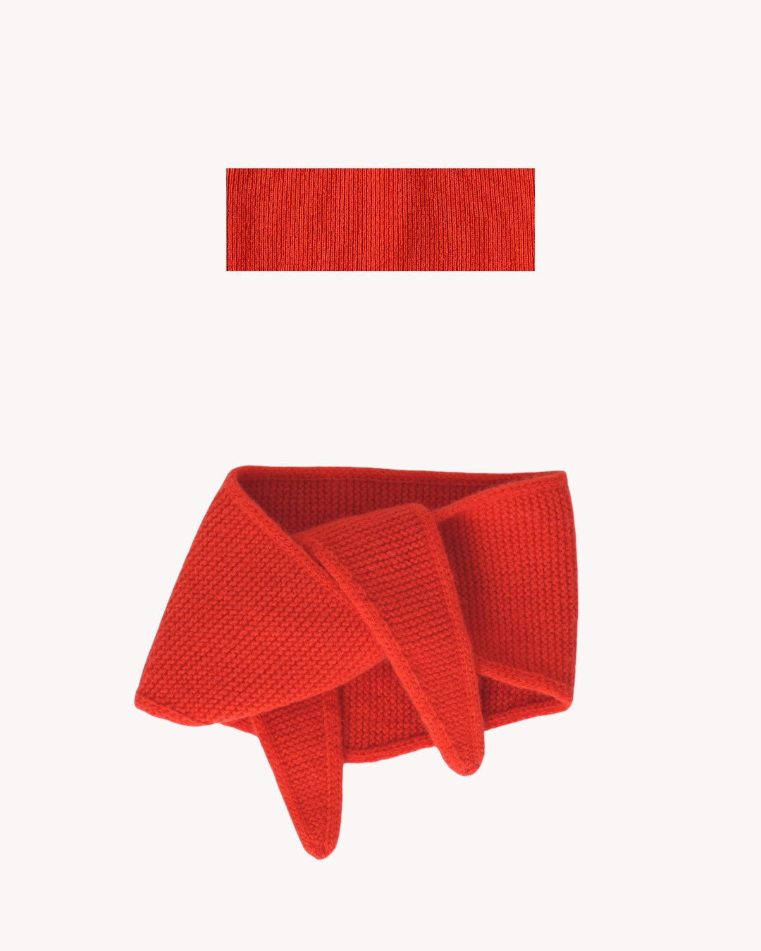 Set aus Stirnband und Mini Scarf – Golden Orange