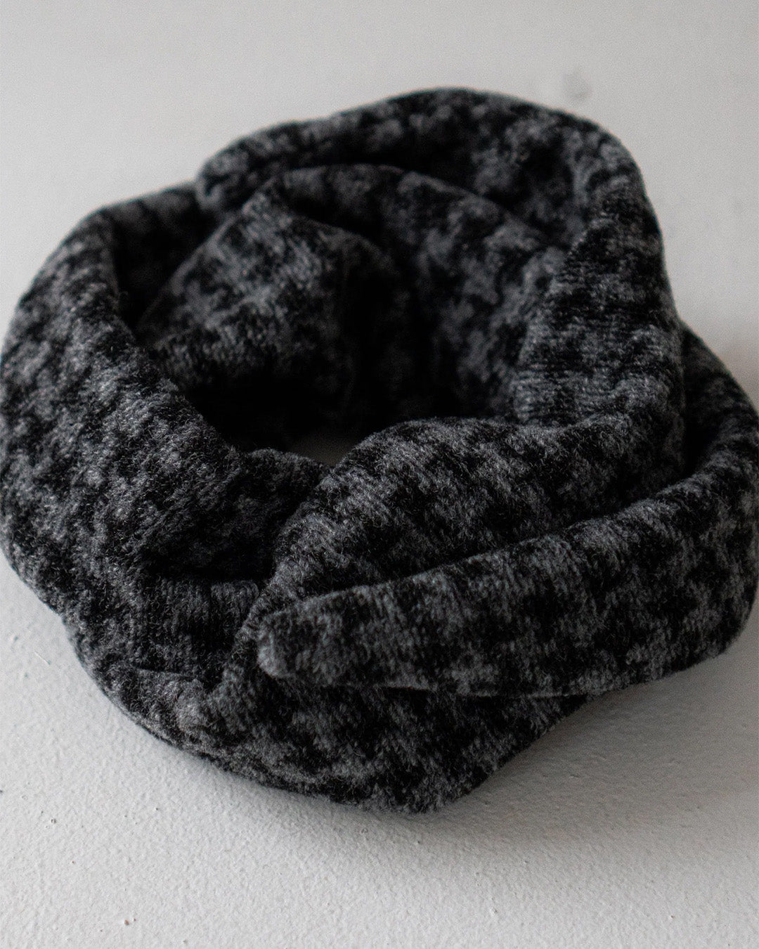Zero waste Drahthaarband - houndstooth black